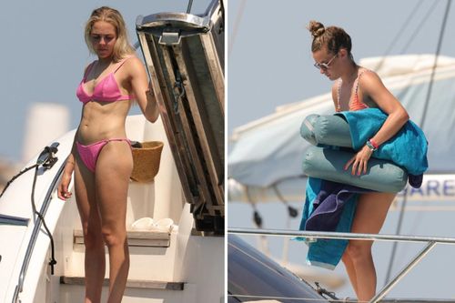 Sao nữ tuyển Anh diện bikini trên du thuyền