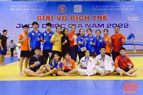 Thanh Hóa giành 7 huy chương tại Giải vô địch trẻ Judo quốc gia 2022