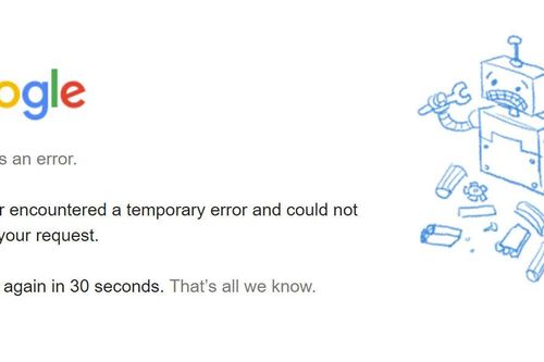 Google gặp sự cố không thể truy cập trên toàn cầu vào sáng nay