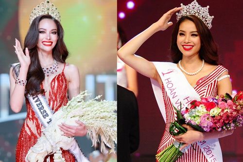 Điểm chung nhan sắc 'hiếm có' của Hoa hậu Hoàn vũ Thái Lan và Phạm Hương