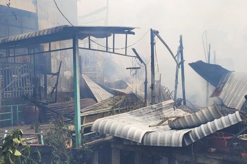 Hỏa hoạn thiệt hại 3 căn nhà ở xã Đa Phước