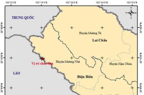 Động đất cường độ 3,6 richter ở giáp biên giới Việt- Lào