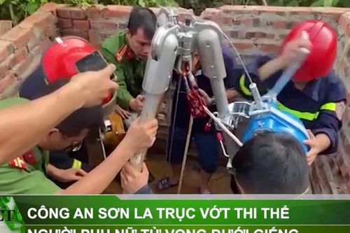 Công an Sơn La trục vớt thi thể người phụ nữ tử vong dưới giếng