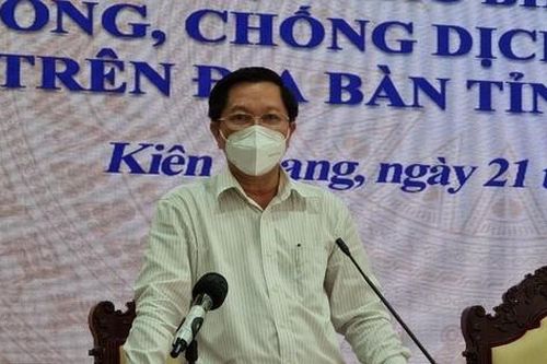 Kỷ luật cảnh cáo Giám đốc Sở Y tế Kiên Giang