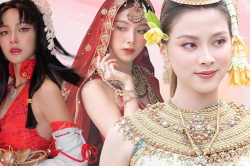 Baifern Pimchanok 'bùng nổ' visual khi diện đồ truyền thống châu Á, đỉnh nhất là set hơn 1,3 tỷ đồng