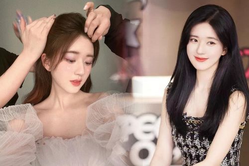Vẻ đẹp tựa nữ thần của Triệu Lộ Tư trước khi thoát mác bình hoa di động ở Tinh Hán Xán Lạn