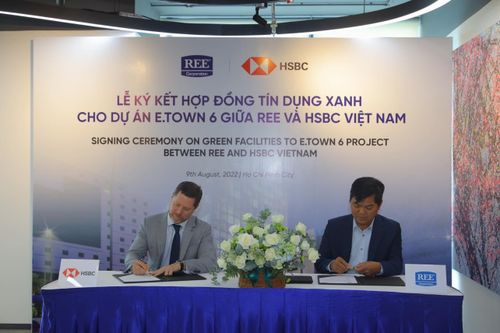 HSBC Việt Nam tài trợ khoản vay 900 tỷ đồng cho dự án bất động sản của REE