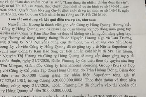 Tìm người liên quan đến vụ lừa bán 200.000 thùng găng tay y tế