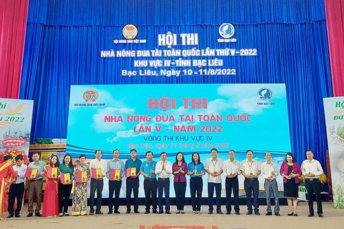 Khai mạc Hội thi Nhà nông đua tài toàn quốc lần V-2022 tại tỉnh Bạc Liêu