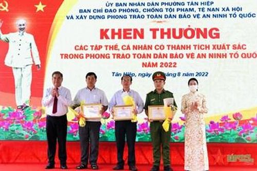 Bình Dương nhân rộng mô hình khu dân cư an toàn về an ninh