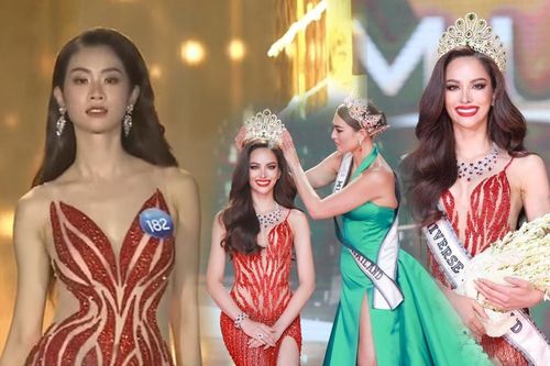 Thí sinh Miss World Vietnam 'vay mượn' váy dạ hội của Miss Universe Thailand 2022: Lại xin vía tiếp