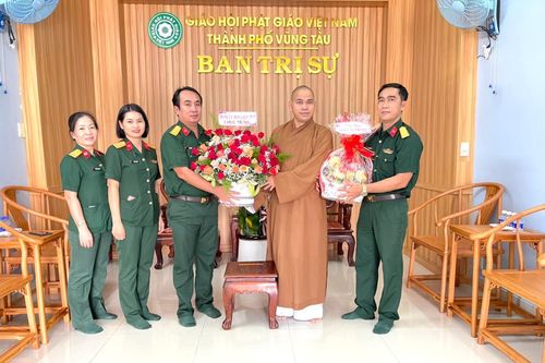 Ban Chỉ huy Quân sự TP.Vũng Tàu chúc mừng mùa Vu lan - Báo hiếu Phật lịch 2566