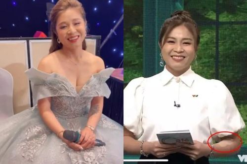 Hình xăm 'hổ báo' trên tay MC Hoàng Linh không cánh mà bay