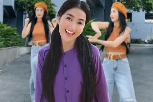 Rũ bỏ hình tượng 'gái quê', Quỳnh Lam 'lên đồ' nhảy nhót cực chất: Nhan sắc trẻ trung gây ấn tượng!