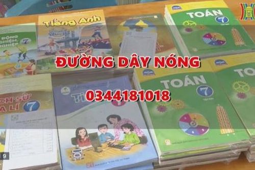 Đường dây nóng hỗ trợ mua sách giáo khoa
