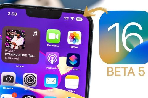 Những iPhone nào hiển thị phần trăm pin trên iOS 16?