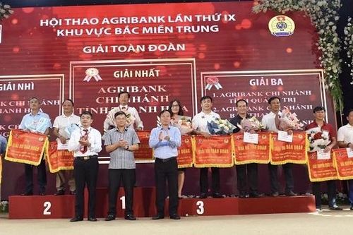 Agribank Thanh Hóa giành giải nhất toàn đoàn Hội thao Agribank lần thứ IX khu vực Bắc miền trung năm 2022