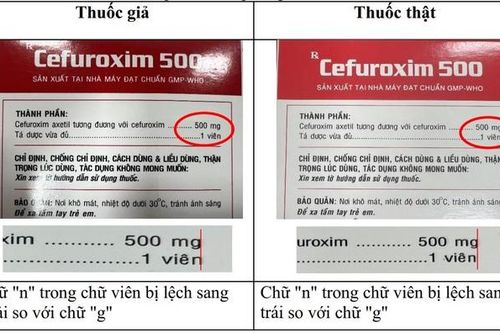 Phát hiện thuốc Cefuroxim 500 giả tại Công ty Dược phẩm Đa Phúc