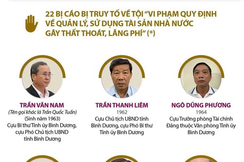 Cựu Bí thư Tỉnh ủy Bình Dương và 27 bị cáo bị xét xử về những tội gì?