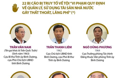 Ngày 15/8: Xét xử cựu lãnh đạo Bình Dương do sai phạm trong quản lý đất đai