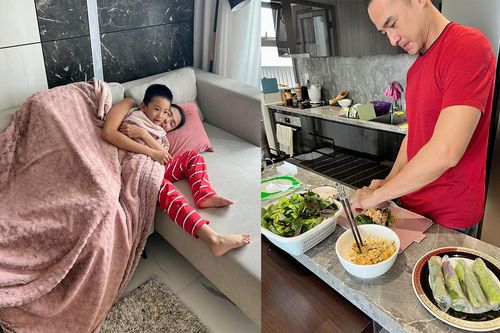 Lương Thế Thành than 'phận trai 12 bến nước', bị bà xã sai làm hết việc nhà