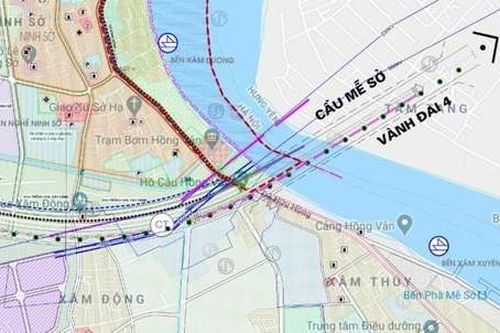 Hà Nội xác định vị trí xây dựng cầu Mễ Sở vượt sông Hồng