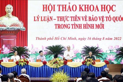 Chủ tịch nước chủ trì Hội thảo 'Lý luận - thực tiễn về bảo vệ Tổ quốc trong tình hình mới'