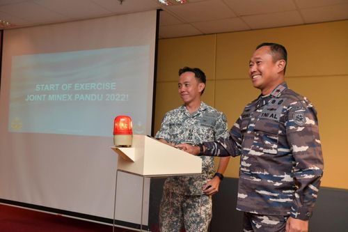 Singapore và Indonesia diễn tập hải quân chung chống lại đe dọa dưới nước