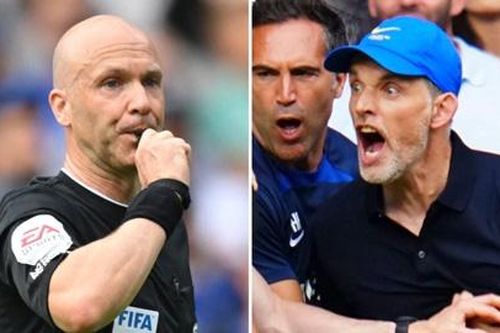 HLV Tuchel có nguy cơ bị phạt vì bình luận về trọng tài Taylor