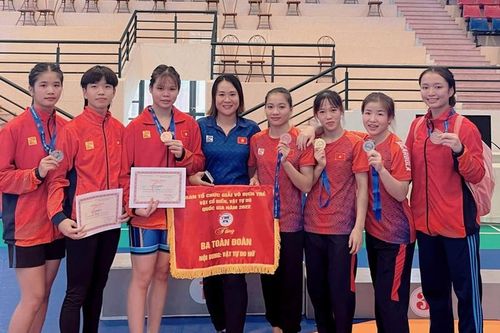 Thanh Hóa xếp thứ ba toàn đoàn nữ tại Giải vô địch trẻ vật tự do, vật cổ điển quốc gia 2022