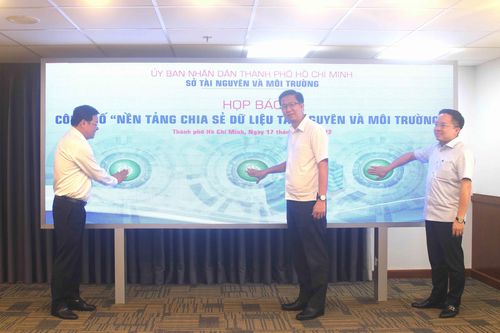 TP.HCM công bố 'Nền tảng chia sẻ dữ liệu tài nguyên và môi trường'