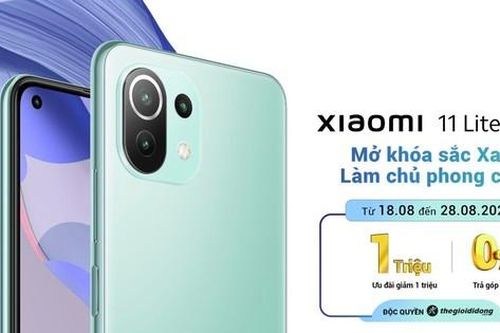 Xiaomi 11 Lite 5G NE ra mắt phiên bản Xanh bạc hà