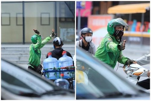 Hà Nội giờ tan tầm, tài xế công nghệ làm điều 'đặc biệt'