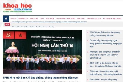 Thành lập Tạp chí Khoa học phổ thông
