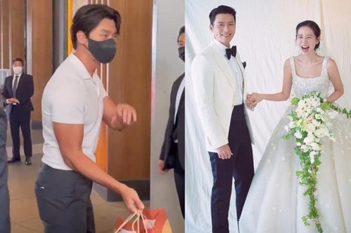 Hyun Bin 'gây bão' cực mạnh với clip đi làm xách cả núi quà về cho Son Ye Jin