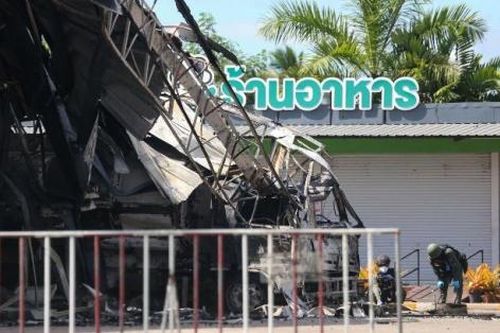 Hàng loạt vụ nổ xảy ra tại nhiều nơi ở miền Nam Thái Lan