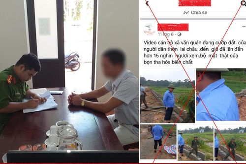 Vĩnh Phúc: Xử lý đối tượng vu khống chính quyền trên mạng xã hội