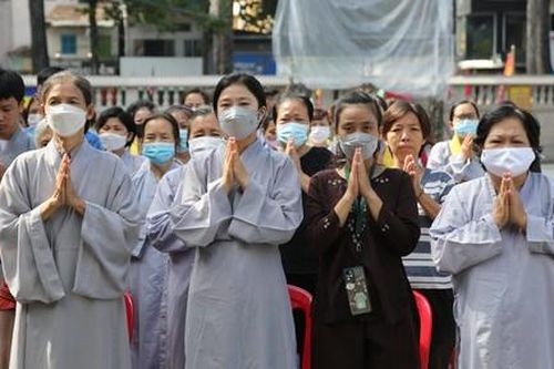 TPHCM: Xúc động lễ cầu siêu đồng bào, chiến sỹ mất do đại dịch COVID-19