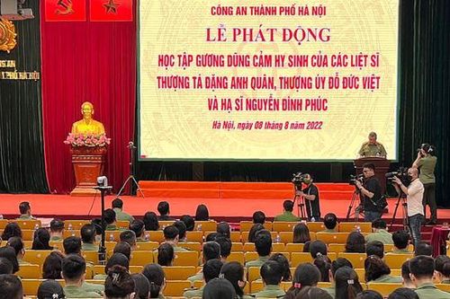 Hà Nội phát động học tập tấm gương hy sinh của 3 liệt sĩ