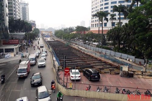 Bảo đảm an toàn cho các công trình khi thi công đường sắt Nhổn-Ga Hà Nội
