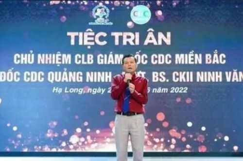 Kỷ luật cảnh cáo đối với nguyên Giám đốc CDC Quảng Ninh