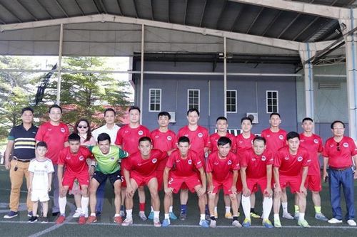 Giao lưu bóng đá hữu nghị chào mừng Năm Đoàn kết Hữu nghị Việt-Lào