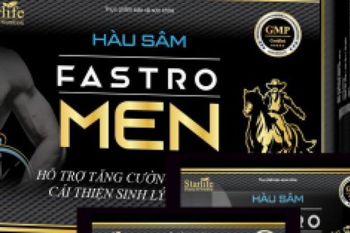 Thực phẩm hỗ trợ tăng cường sinh lý nam Hàu sâm Fastro MEN chứa chất cấm