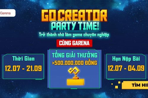 Cơ hội phát hành game toàn cầu qua cuộc thi sáng tạo game đầu tiên của Garena
