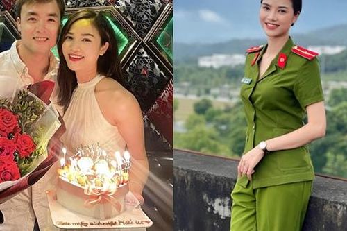 Đời tư bên bạn trai cùng nghề của Anh Đào - Thiếu úy Phương Linh phim 'Đấu trí'