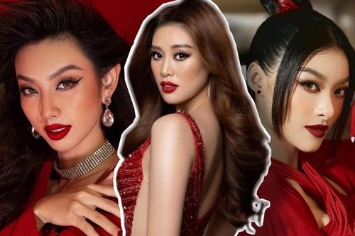 Nhan sắc 'keo lỳ, tái châu' của các nàng hậu Việt trong màu son đỏ quyền lực