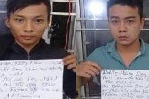 Bắt giữ hai đối tượng cướp tài sản