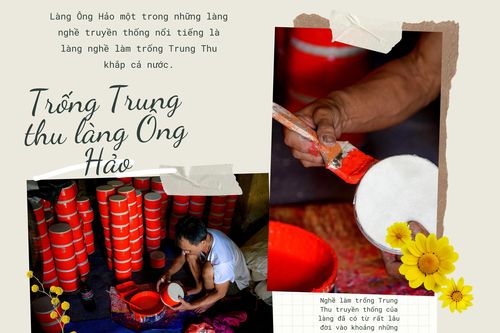 Làng làm trống Trung thu 60 năm tuổi tất bật vào mùa