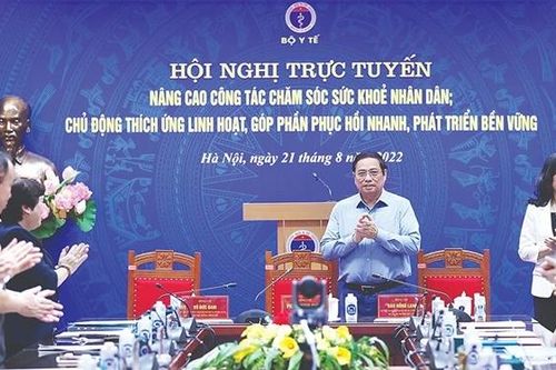 Thủ tướng Phạm Minh Chính chủ trì hội nghị về nâng cao công tác chăm sóc sức khỏe nhân dân