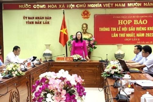 Lễ hội sầu riêng huyện Krông Pắc lần I năm 2022